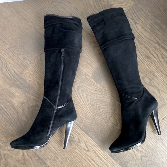 Vero Cuoio Black Suede Boots - Picture 3 of 7